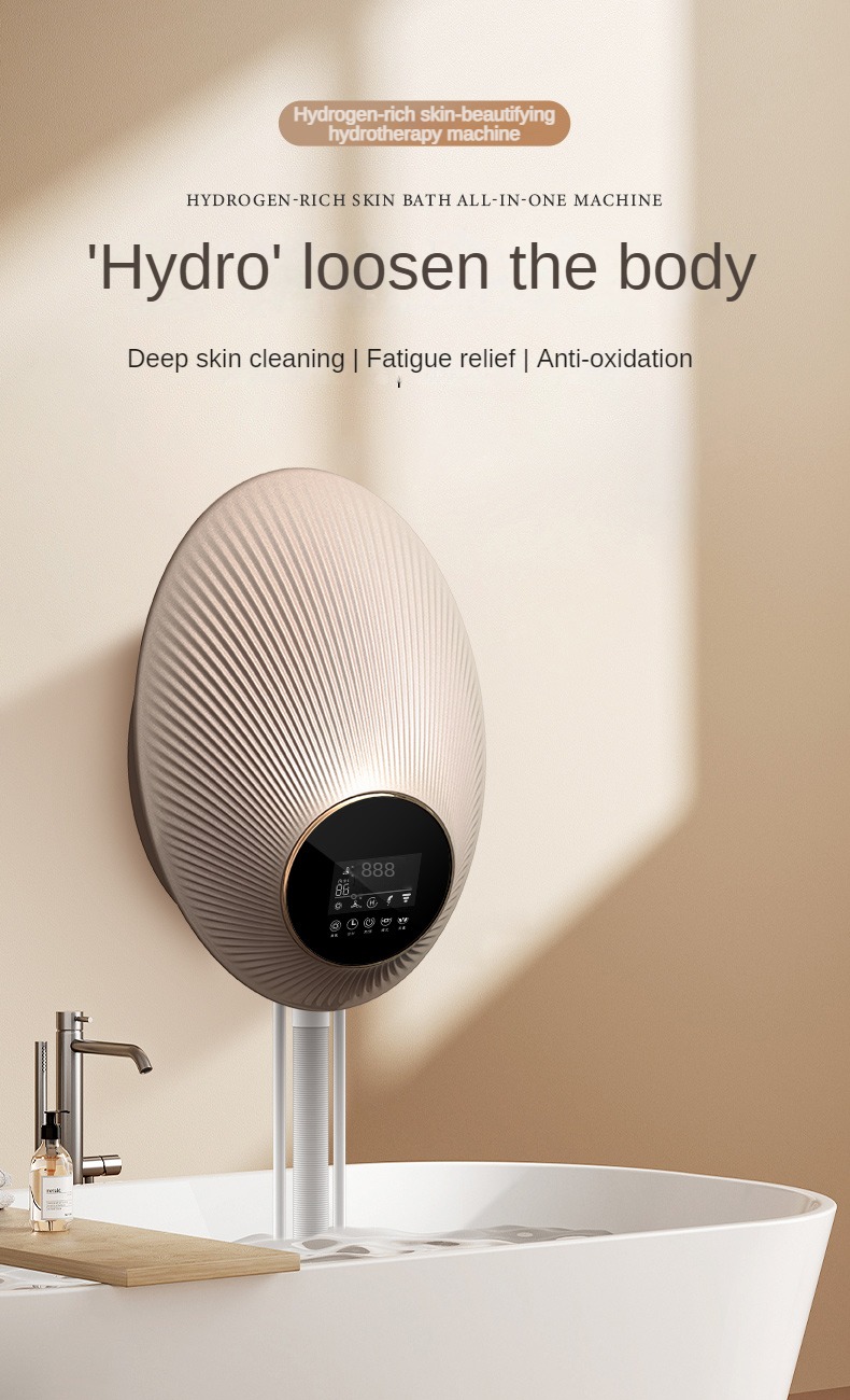 The working principle of a home-use hydrogen bubble bath machine 