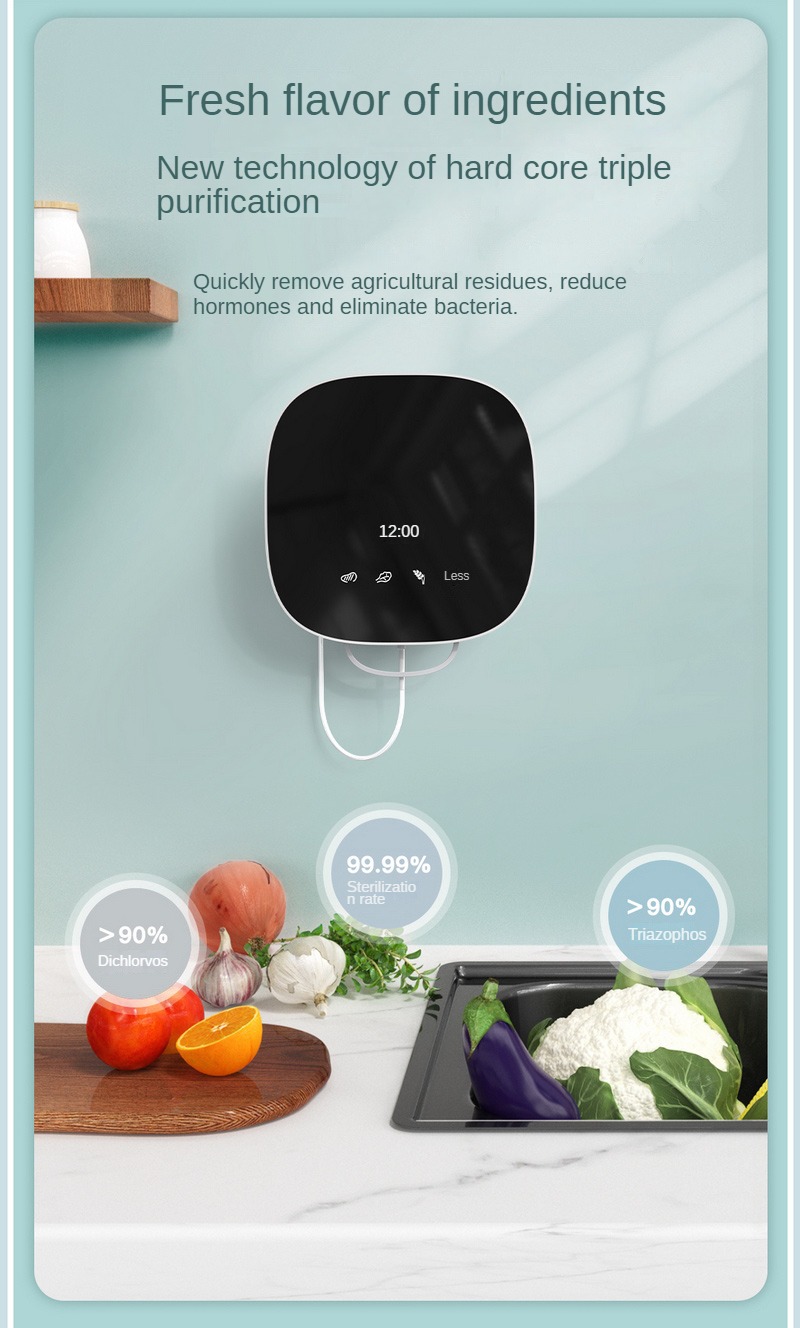 Transforming Food Safety with the Eivax DGB11 Wall-Mounted Food Purifier